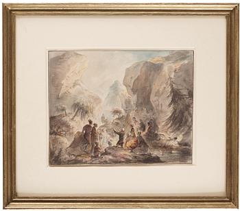 Elias Martin, Johannes Döparen predikar i öknen.