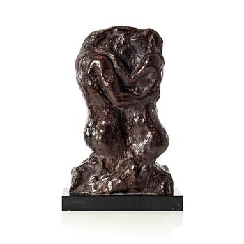 Gudmar Olovson, sculpture. Signed. Numbered. Foundry mark. Bronze, total height 61.5 cm, length 40 cm.