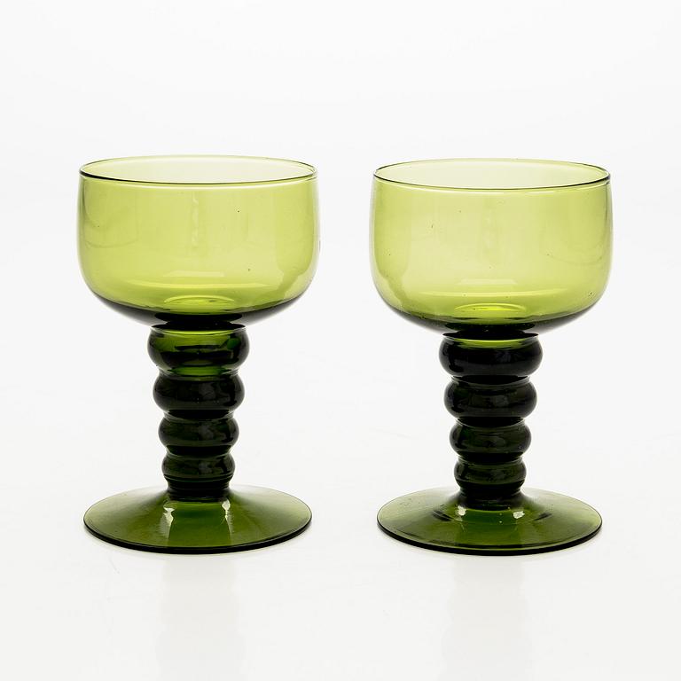 Glasservis, 12 st, 1960/70-tal.
