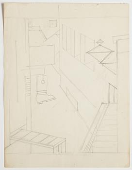 GÖSTA ADRIAN-NILSSON, sketchpad, 1920/30's, by the artist's own hand inscribed GAN with indian ink on the cover.