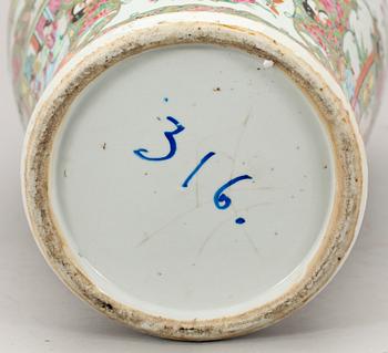VAS, porslin, Kina, Kanton, 1800-tal.