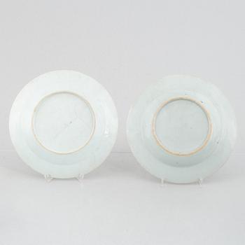 A group of 11 Chinese export porcelain pieces, Qing dynasty, 18th century.