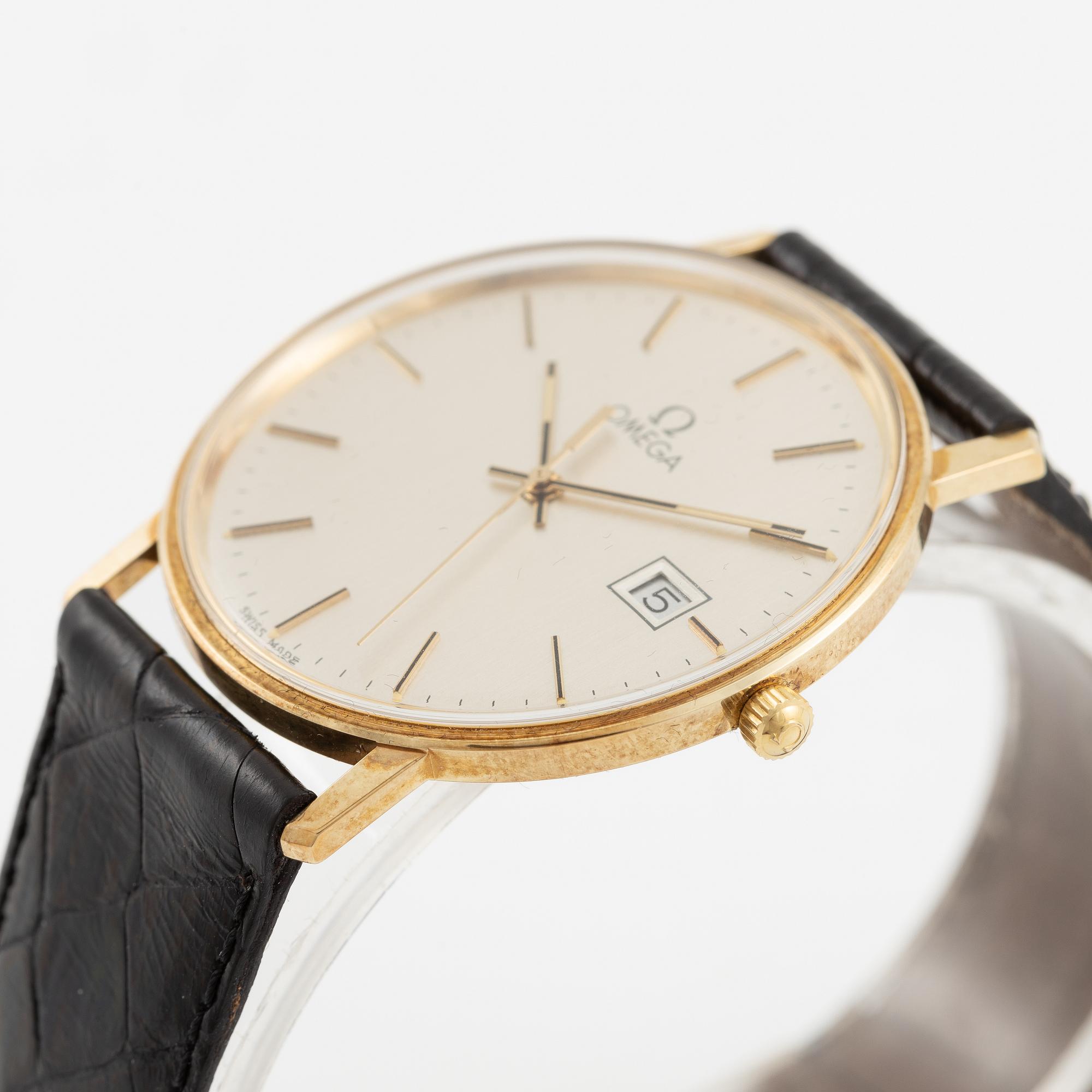 Omega, armbandsur, 33,5 mm.