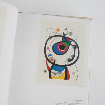 Books, 4 pcs, "Miró graveur", Daniel Lelong Editeur, 1928-83.