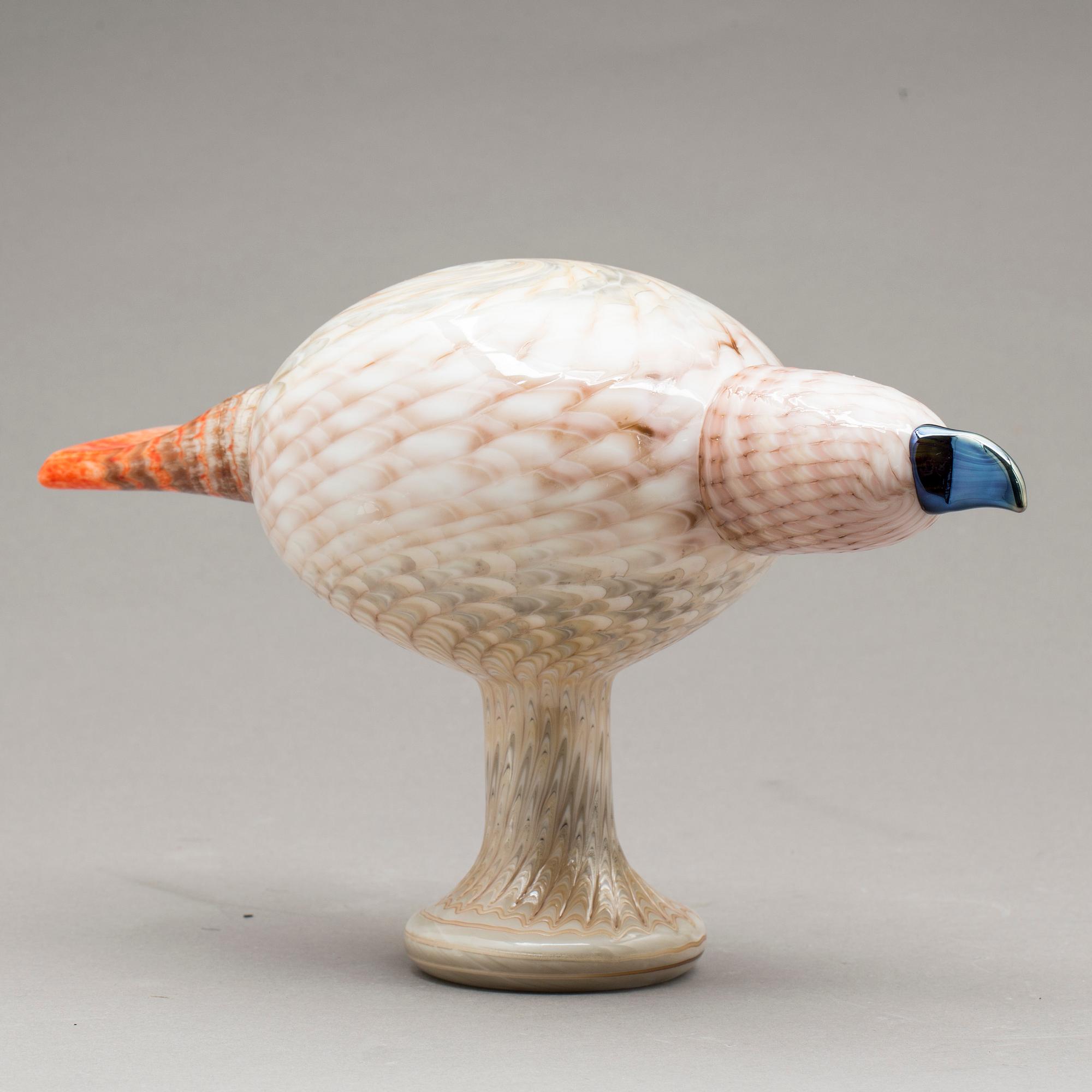 FIGUR, glas, Oivo Toikka, Nuutajärvi, Iittala, signerad.