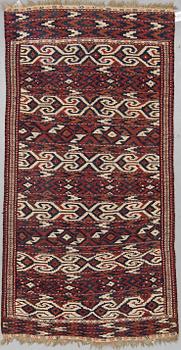 MATTA, semiantik kelim, Turkmen, ca 189,5  x 96-104 cm.