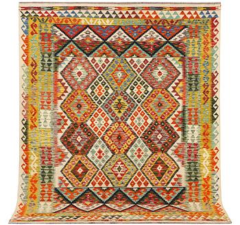 A Kilim carpet, c. 251 x 198 cm.