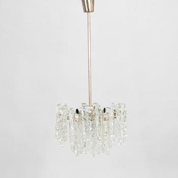 A 1960s "Ice block chandelier" by J.T Design, Kalmar, Austria.