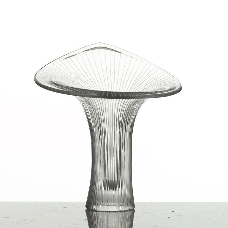 Tapio Wirkkala, TAPIO WIRKKALA, a set of three pieces of art glass, Iittala, Finland 1950's.