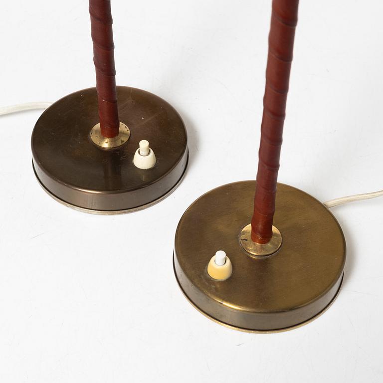 Table lamps, a pair, Eskilstuna Elektrofabrik, second half of the 20th century.