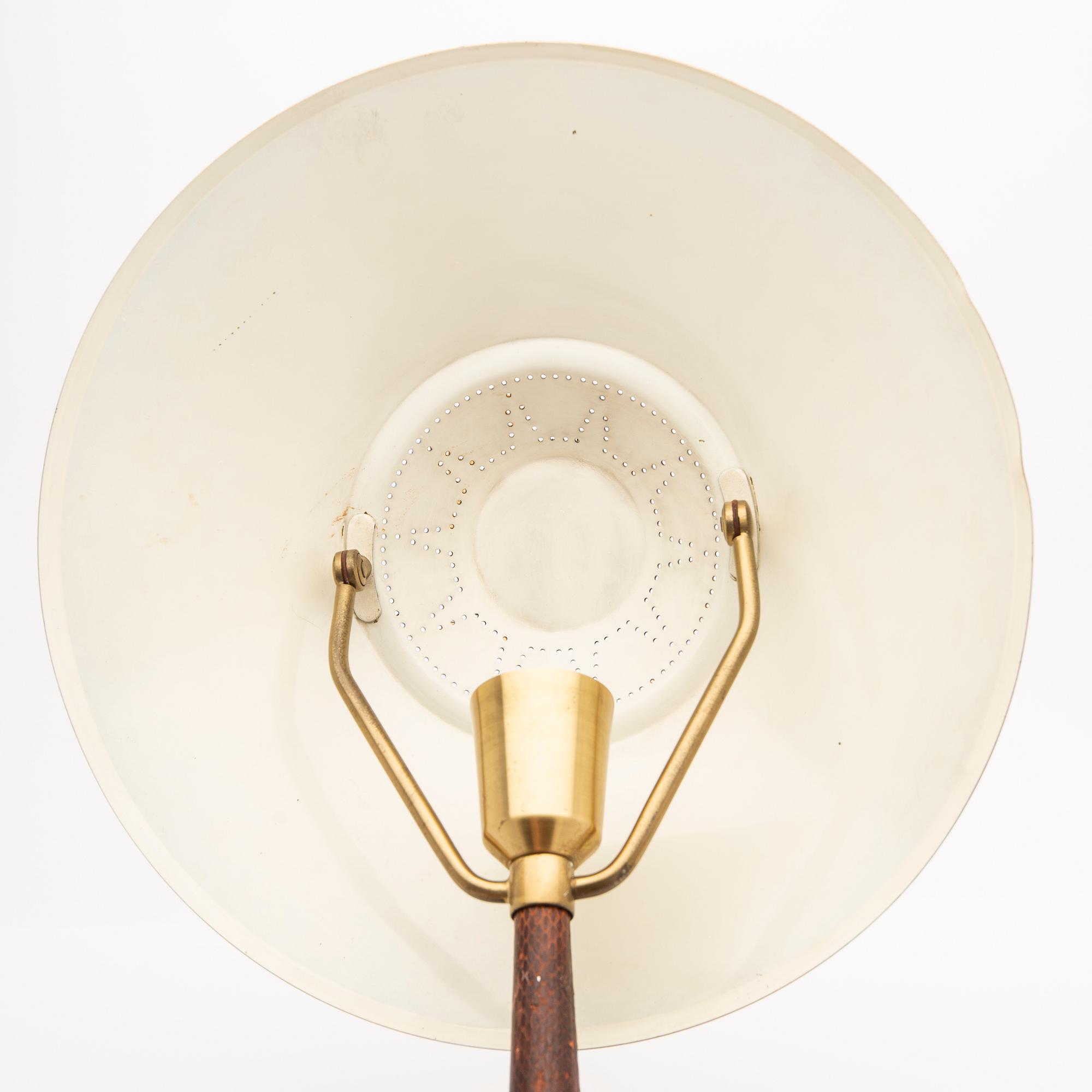 Table lamp, Swedish modern, E Hansson & Co, Malmö, 1950s.