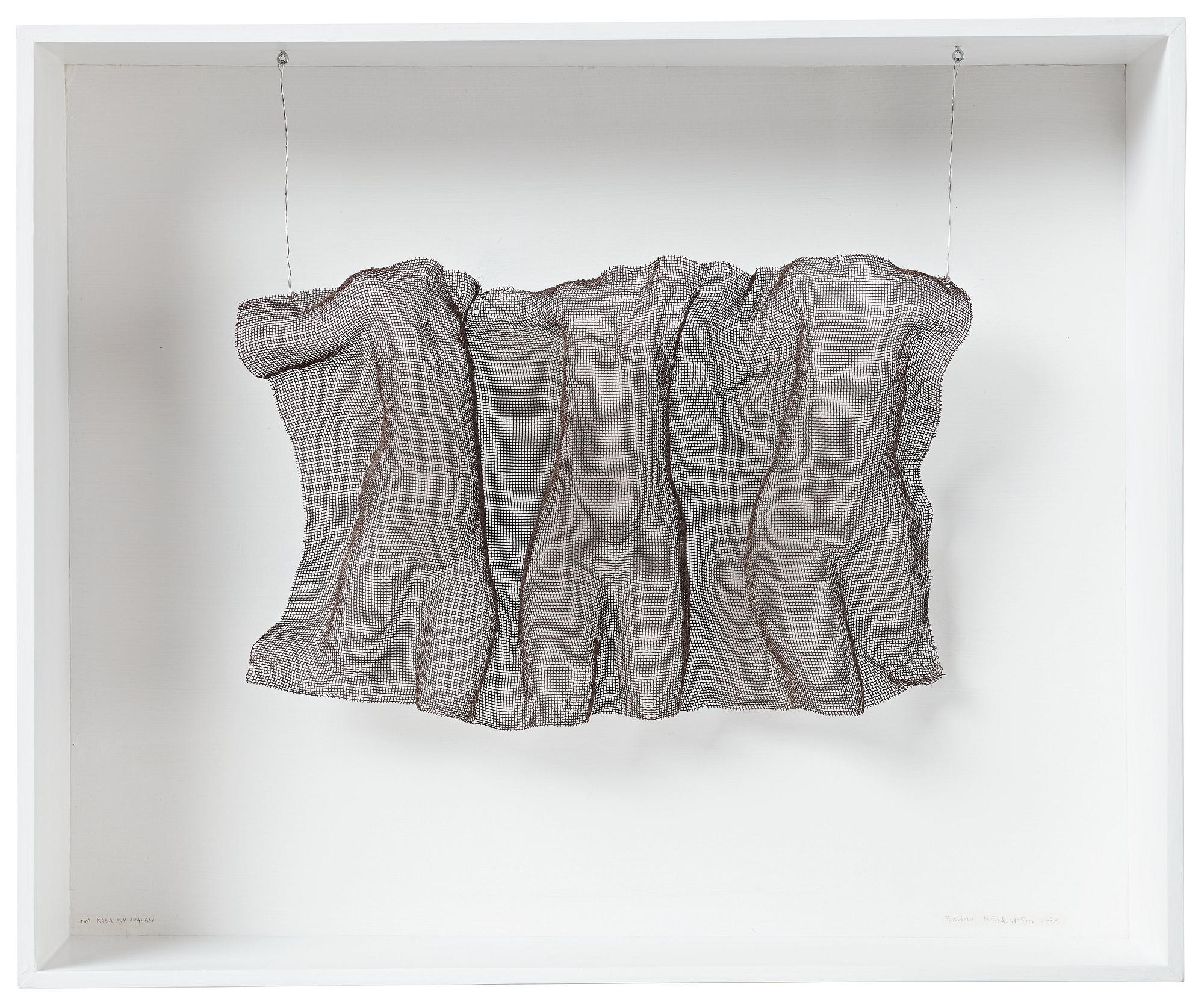 BARBRO BÄCKSTRÖM, scupture, signed on the frame and dated 1985.