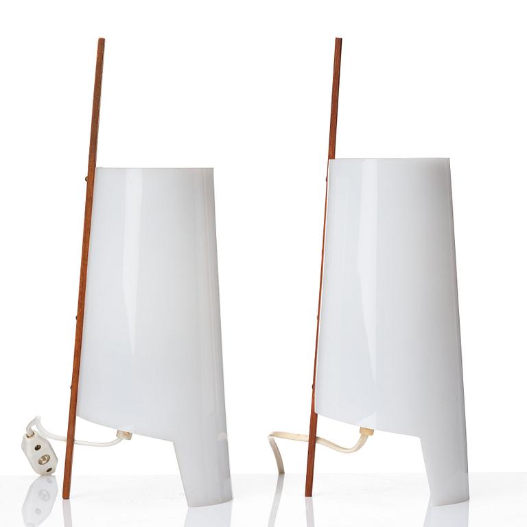 Hans Bergström, a pair of table lamps, model "748", ateljé Lyktan, Sweden 1940-50s.