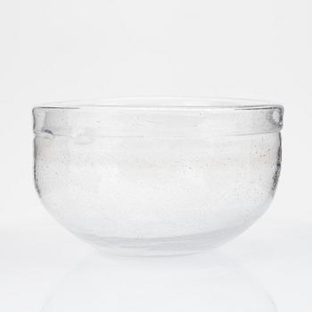 Erik Höglund, skål, glas, Boda glasbruk, 1960-tal.