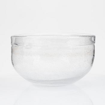 Erik Höglund, skål, glas, Boda glasbruk, 1960-tal.