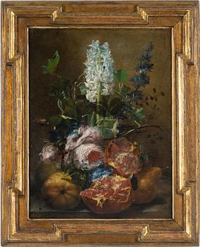 Georges Choné, attributed, floral still life.
