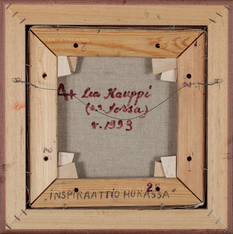 LEA KAUPPI, öljy kankaalle, signeerattu ja päivätty -93.