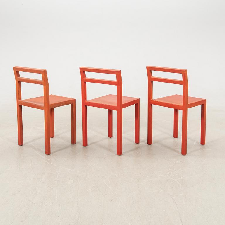 Boris Berlin & Poul Christiansen (Komplot design), chairs 7 pcs "Non" for Källemo 2000s.