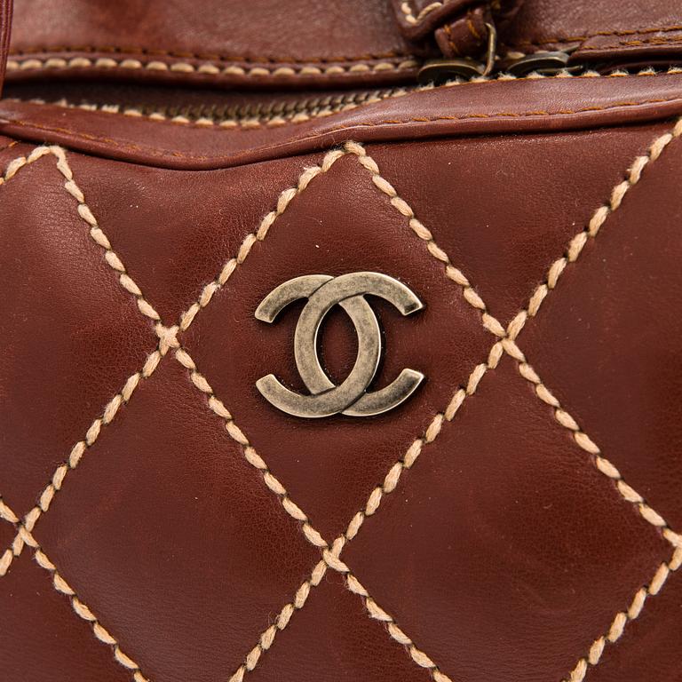 Chanel, "Surpique Wild Stitch Boston", bag, 2000-2002.