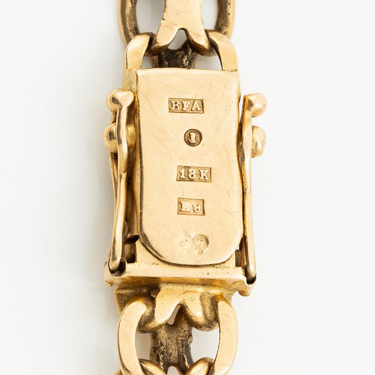 Bracelet, 18K gold, x-link.