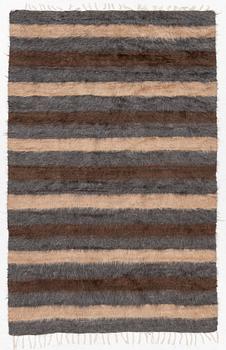 A Turkish 'Mohair' rug, c. 200 x 133 cm.