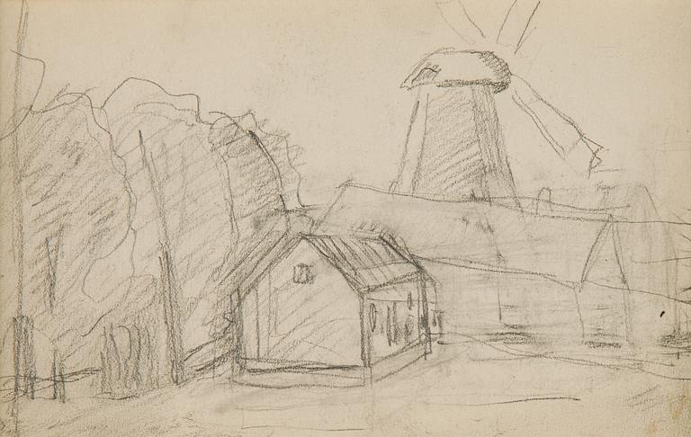 Carl Kylberg, pencil drawing.