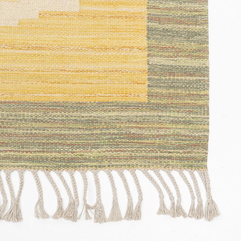 A carpet, flat weave, ca 380 x 247 cm.