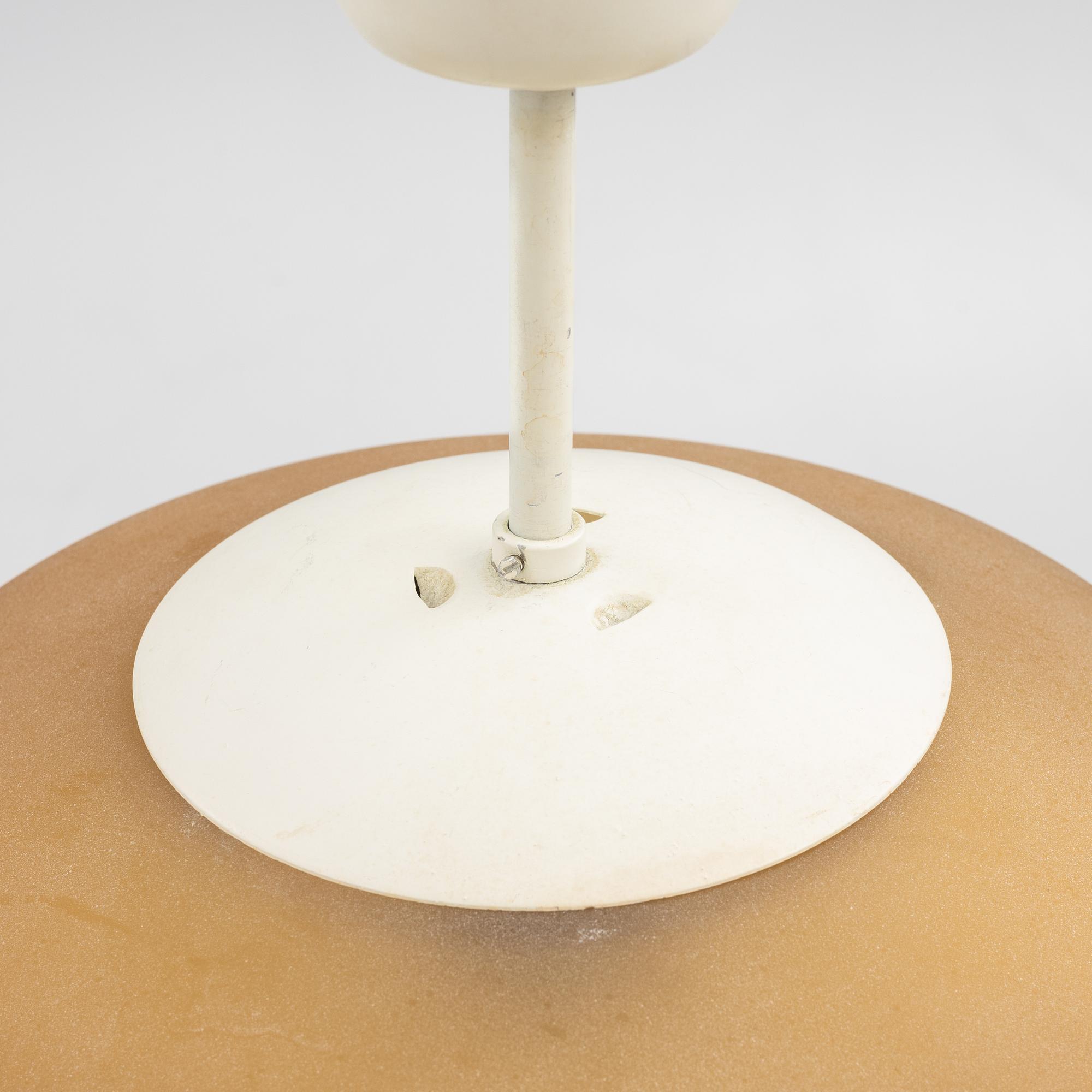 Harald Notini, a pair of ceiling lamps, model "11587" Arvid Böhlmarks Lampfabrik, 1940s.