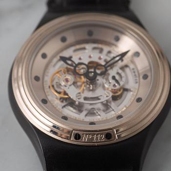SWATCH, Diaphane One Turn 2 Him, "Carousel movement", wristwatch, 42 mm,