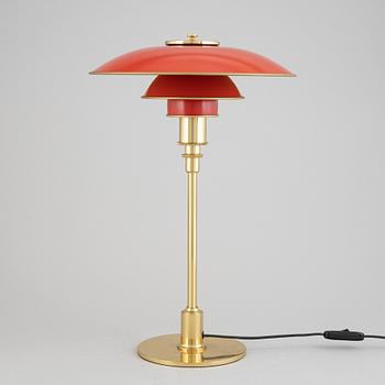 A brass 'PH 3/2 table light by Poul Henningsen for Louis Poulsen, end of the 20th Century.