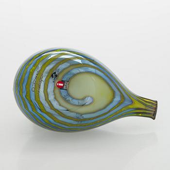 Oiva Toikka, lasilintu, "Tavitar", signeerattu O. Toikka Nuutajärvi.