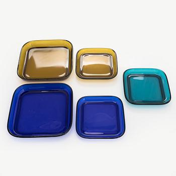 Kaj Franck, lautasia, 9 + 8 kpl, malli 5269, Nuutajärvi.