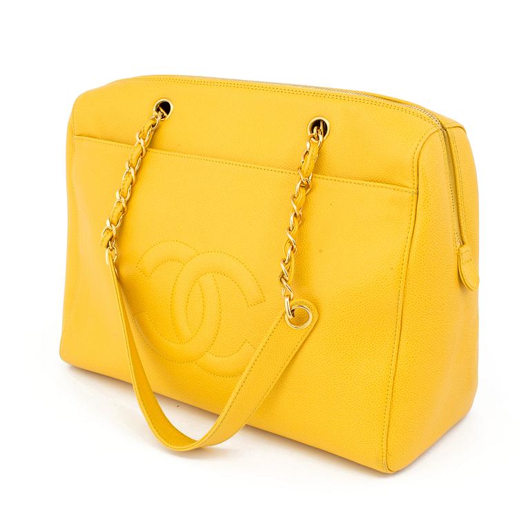 VÄSKA, Tote XL, Chanel 1997-99.