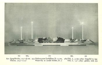 Björn Trägårdh, an early pair of pewter candlesticks model "935", Firma Svenskt Tenn, Stockholm probably 1920s-30s.