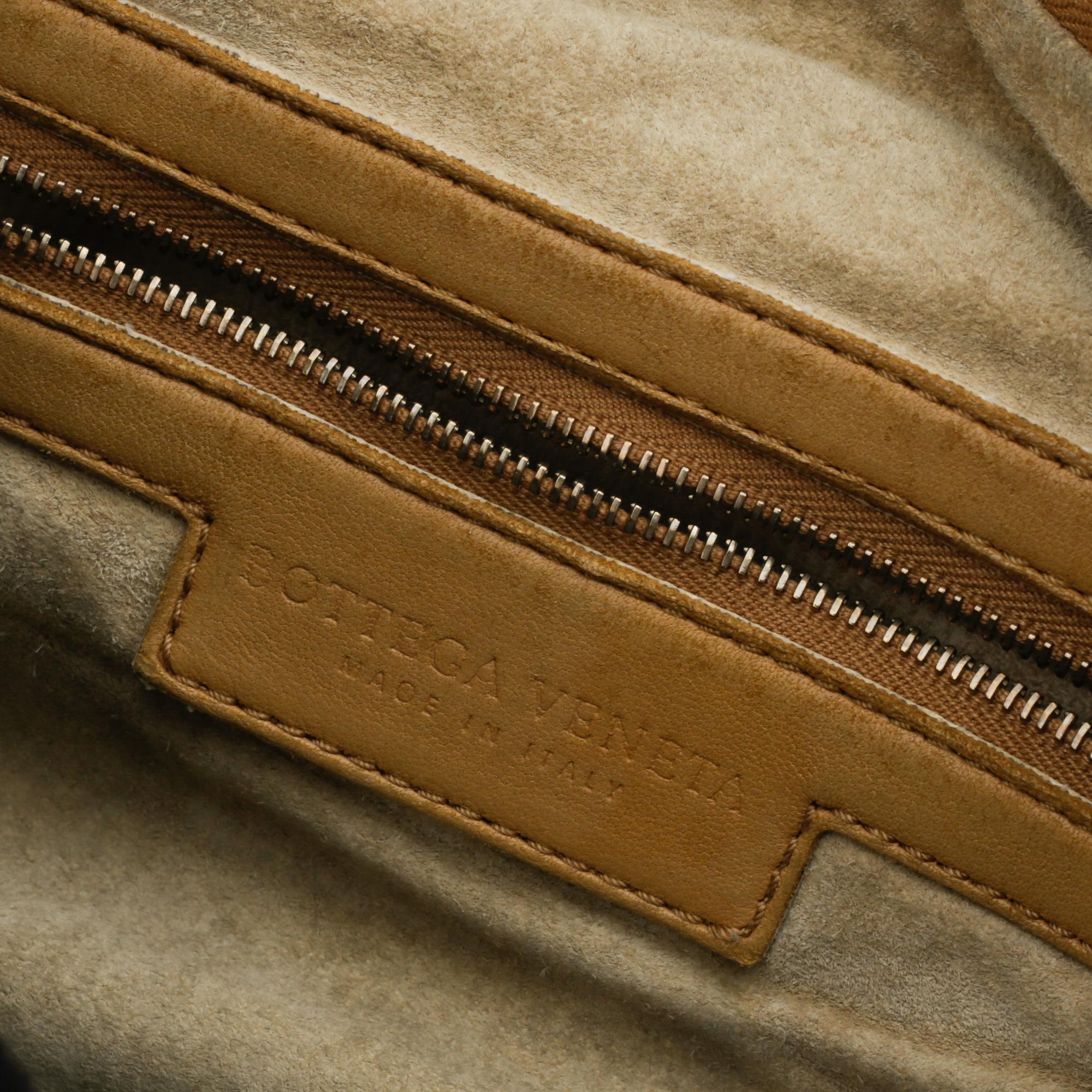 Bottega Veneta, a leather bag.
