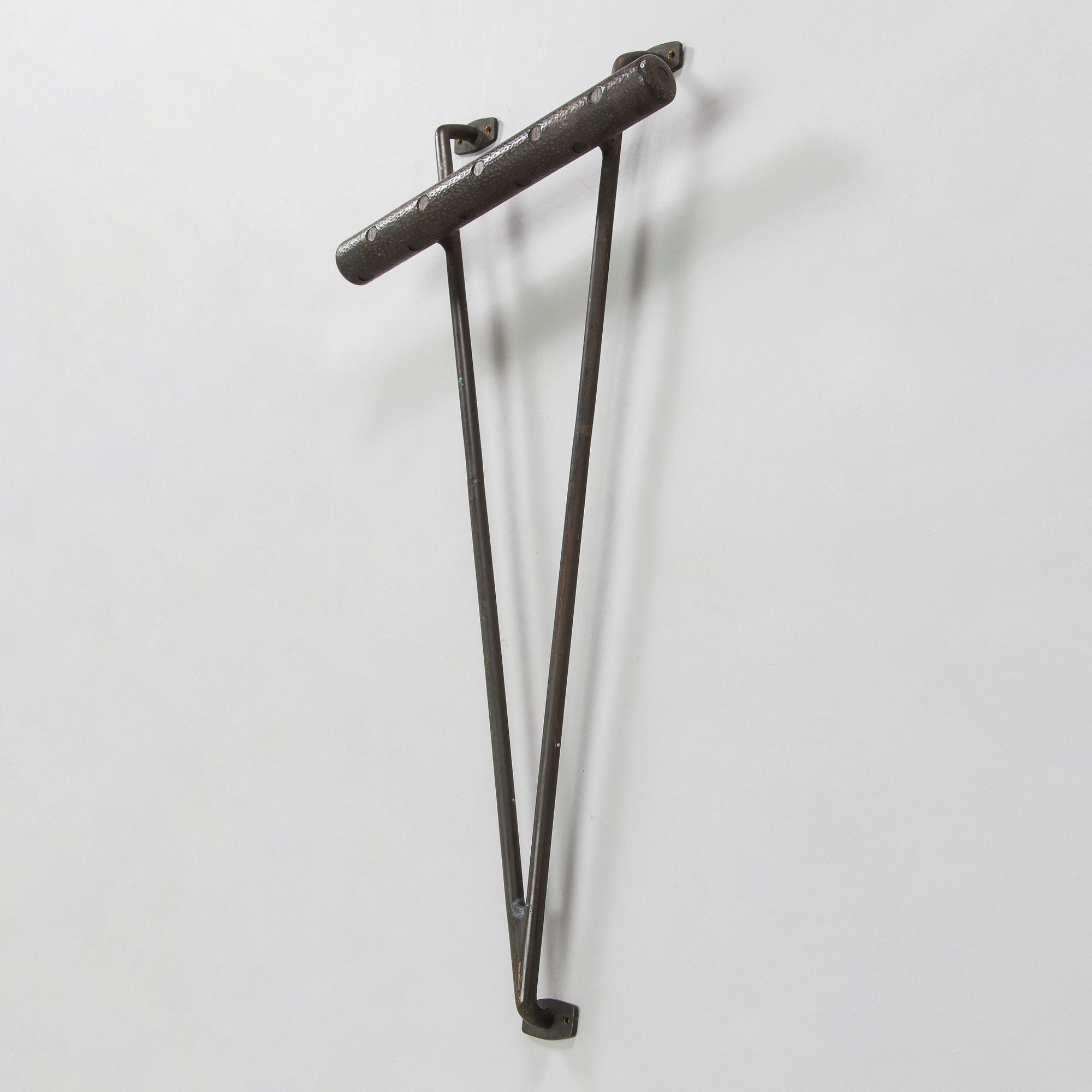 An early 20th century door handle.