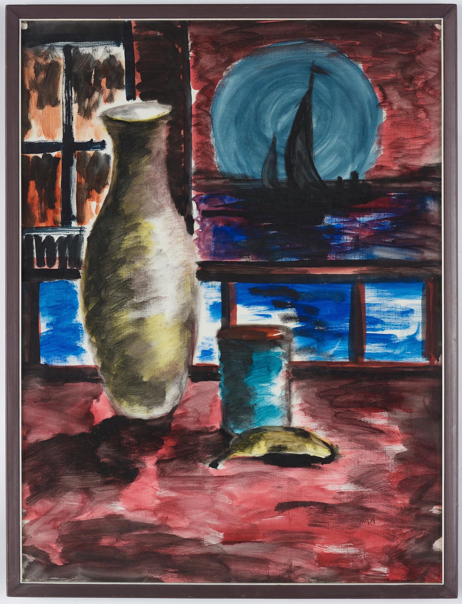 Krishnaji Howlaji Ara, Stillife with a view.