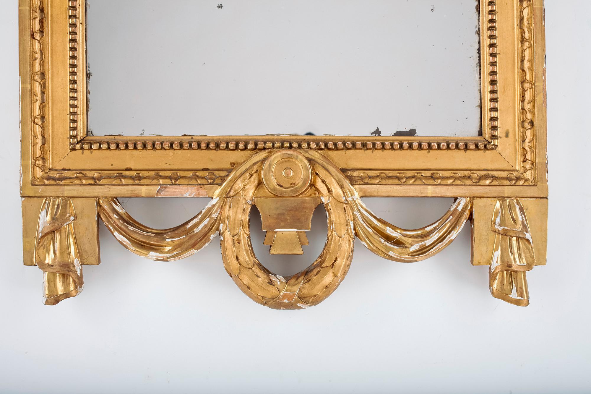 SPEGEL, gustaviansk, 1700-talets slut.