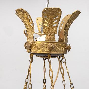 Chandelier in the Empire style, early 20th century.