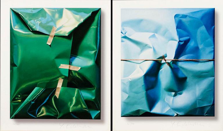 YRJÖ EDELMANN, portfolio with 5 giclée prints, "Illusion or reality", signed and numbered 161/350.