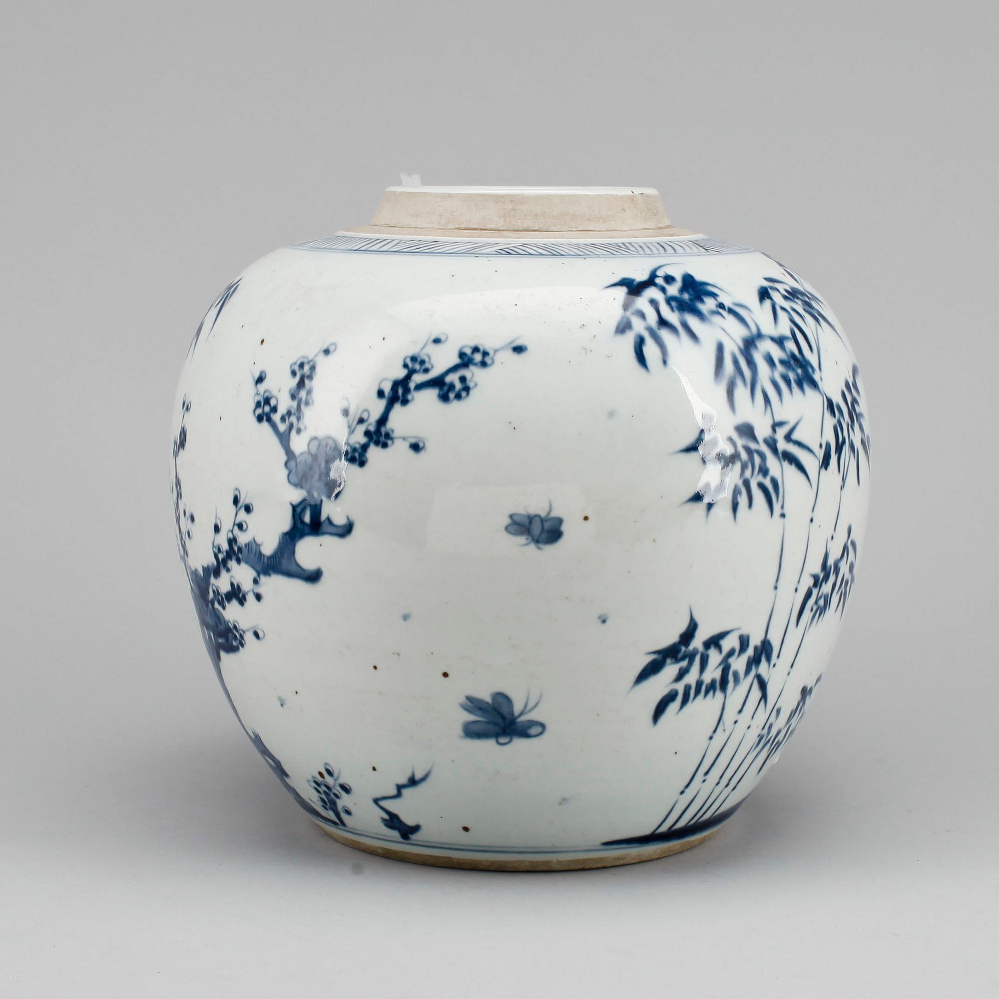 BOJAN, porslin. Kina, sen Qing dynasti.