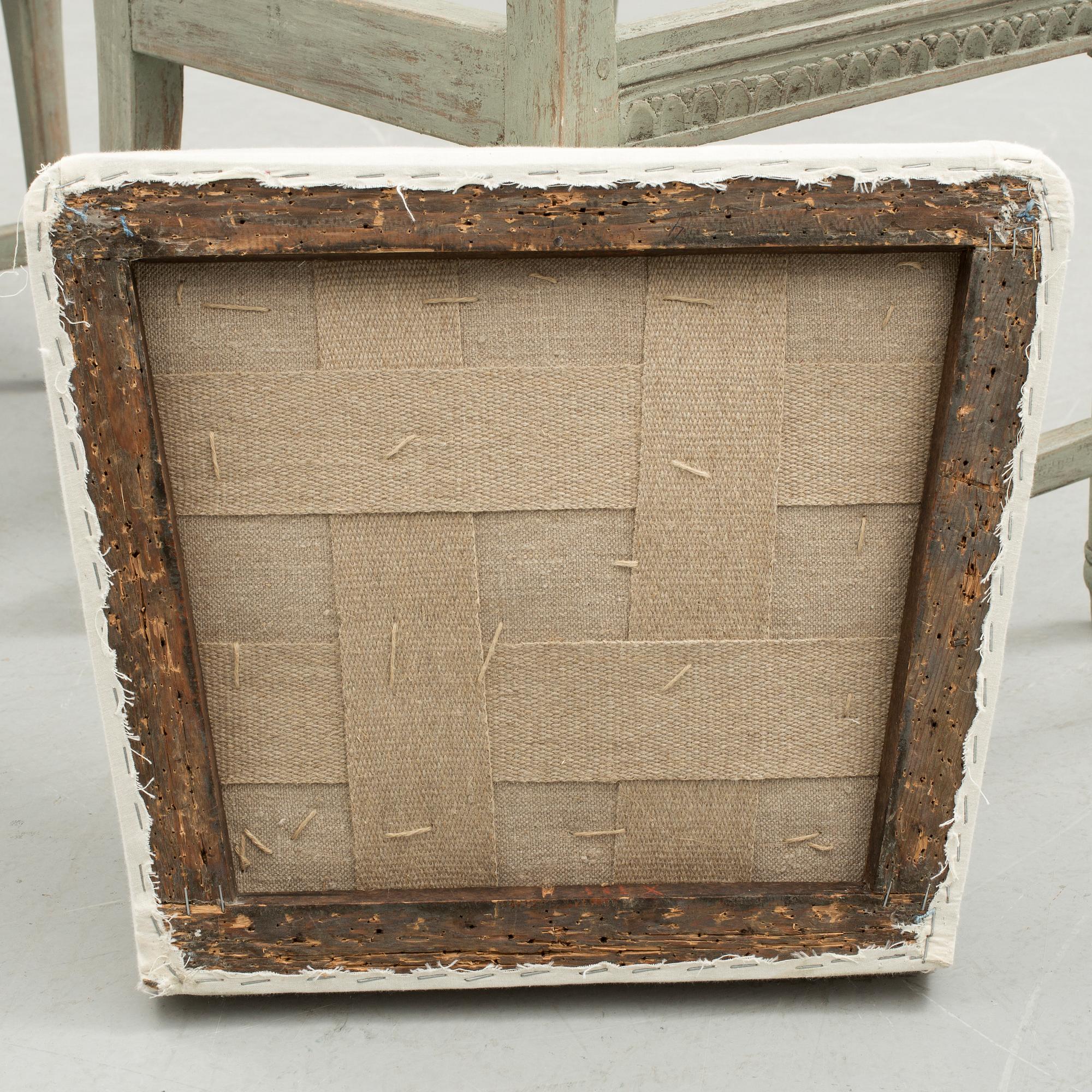 STOLAR, 8 st, Gunnebomodellen, Lindome, omkring 1800.