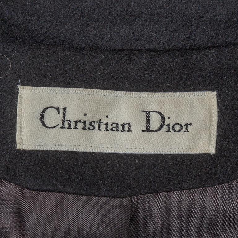 CHRISTIAN DIOR, kappa, kashmir, storlek ca 38-40.