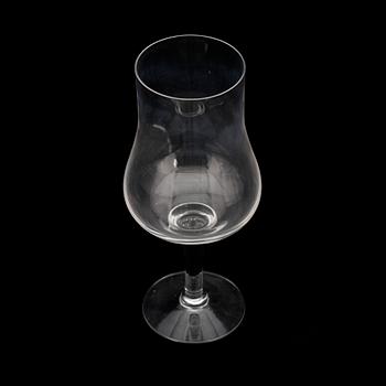 VINPROVARGLAS, 8 st, Orrefors "Elexir" 1900-tal.