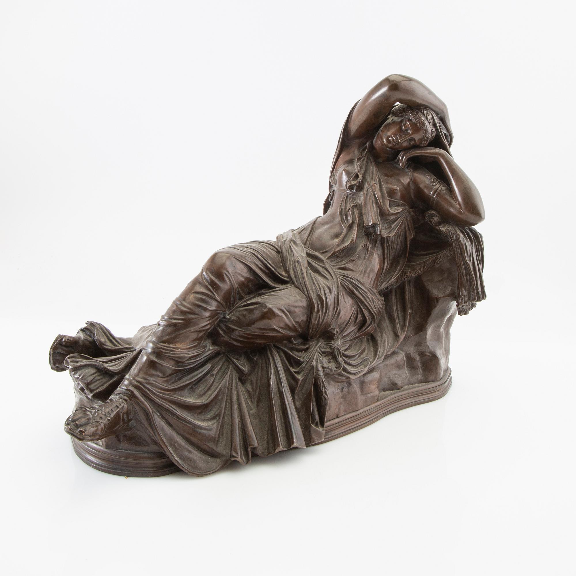 Pierre Julien after the sculpture "Sleeping Ariadne" (after an ancient original).