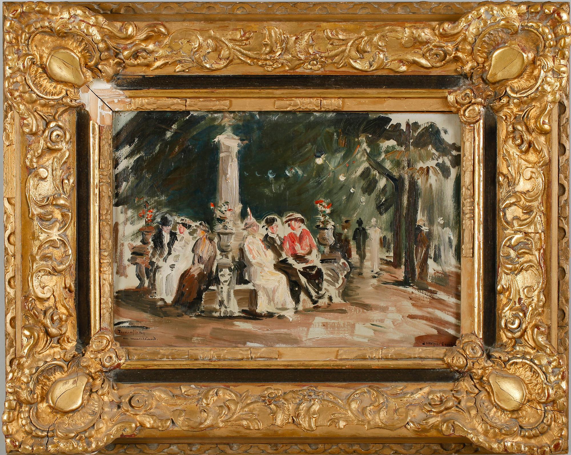 INGEBORG WESTFELT-EGGERTZ, olja på pannå, sign.