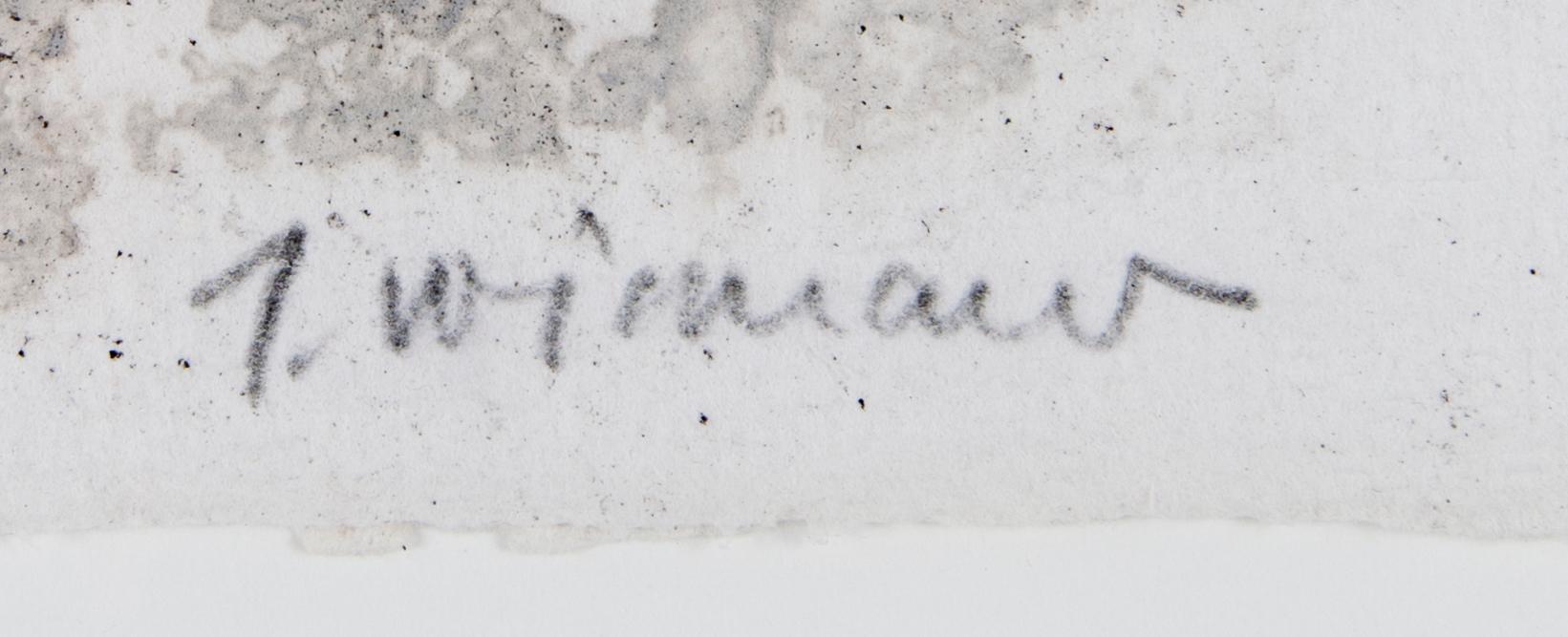 JAMES COIGNARD, karborundumetsning, signerad, numrerad 53/90.
