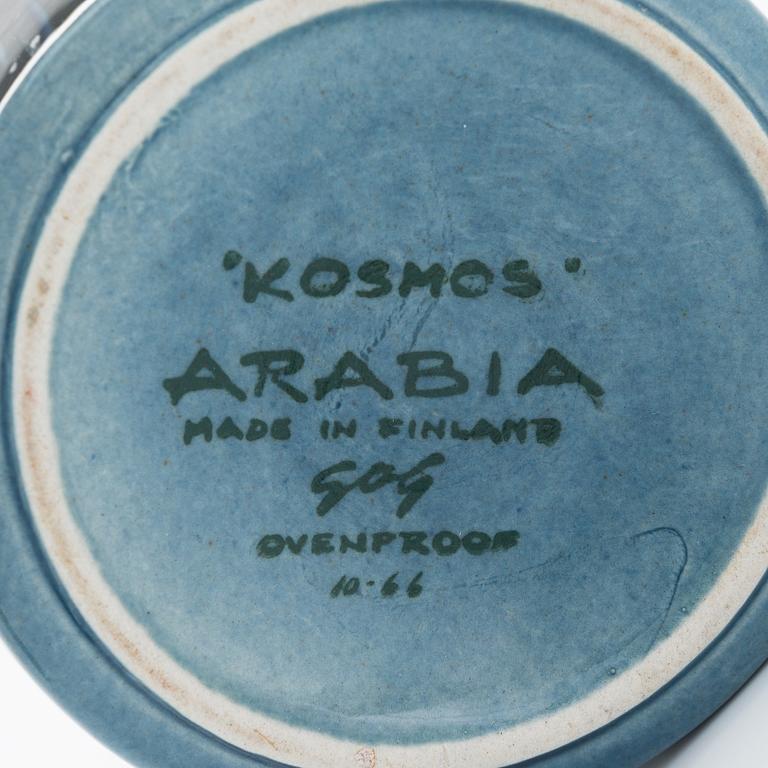 Gunvor Olin-Grönqvist, tekoppar, 4 st, "Kosmos", Arabia 1965-66.