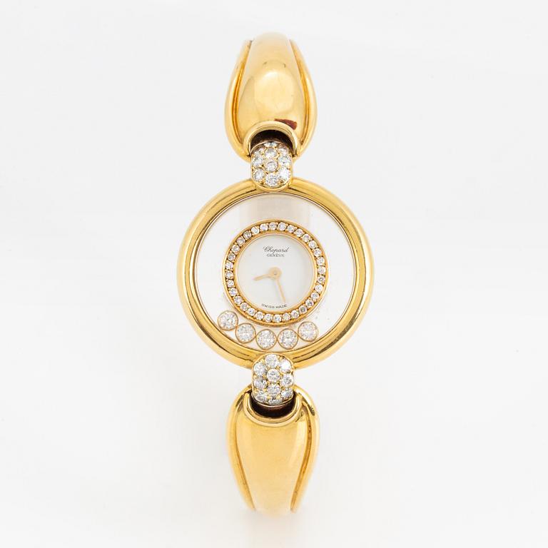 Chopard, Genève, Happy Diamonds, wristwatch, 25 mm.