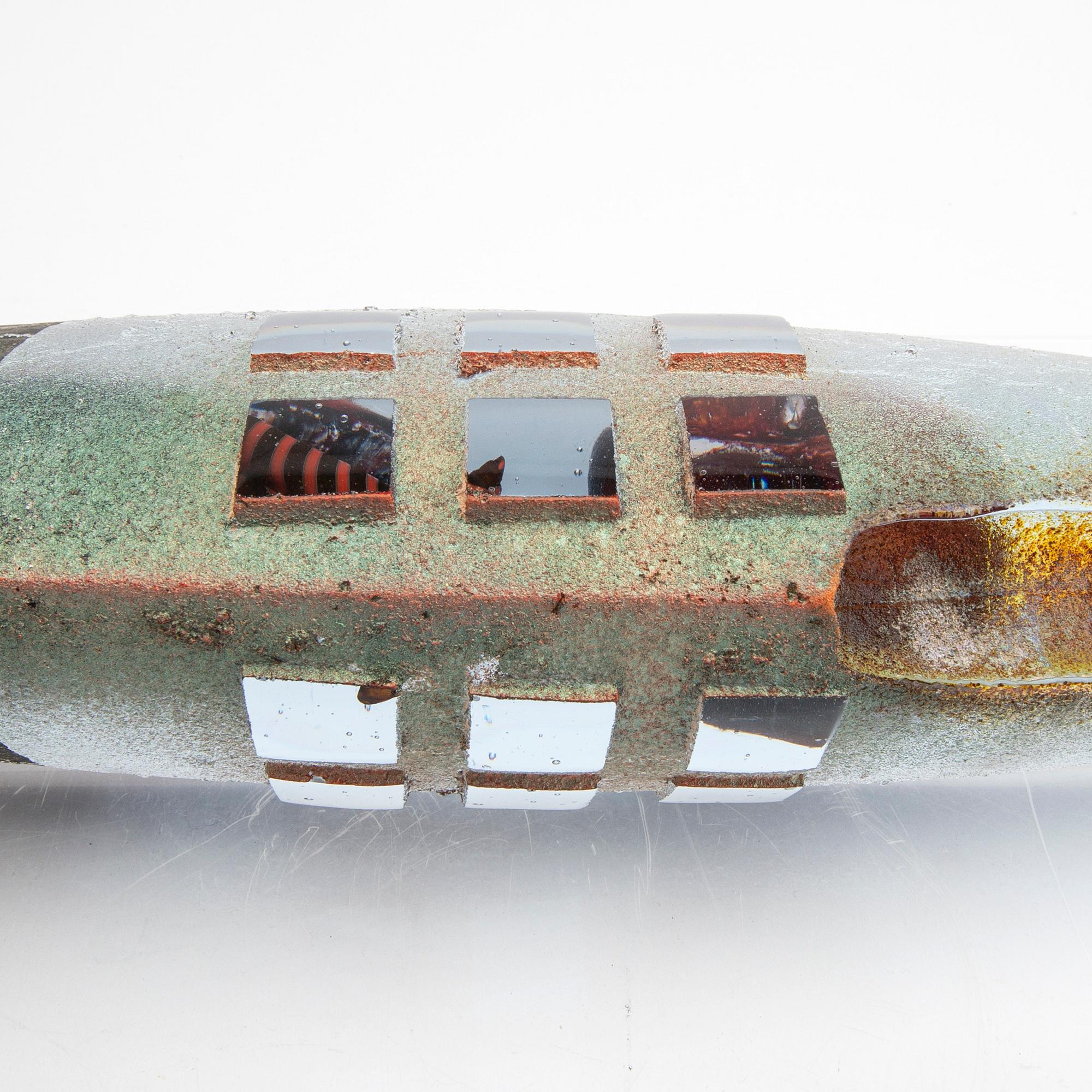 Bertil Vallien, a signed Unique boat sculpture.